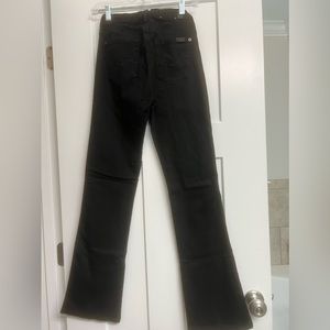 Black 7 for man kind kimmie bootcut jean